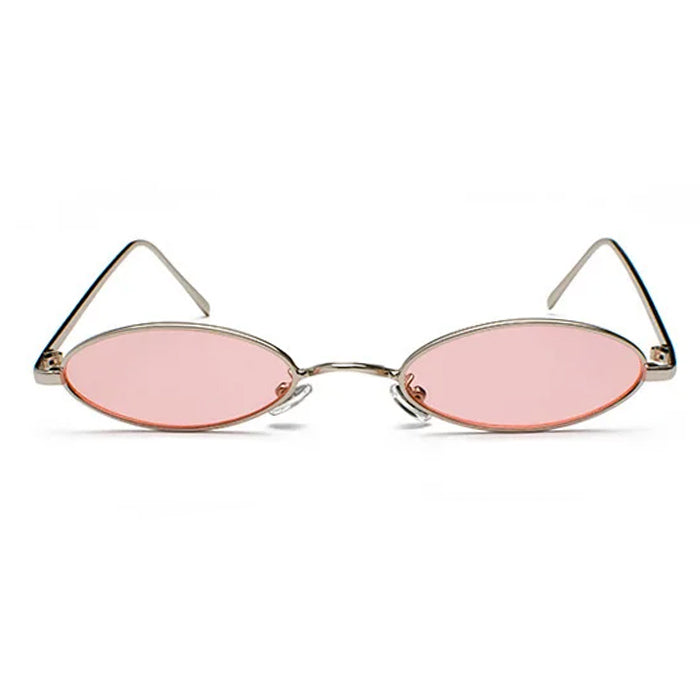 00's Style Skinny Oval Sunglasses