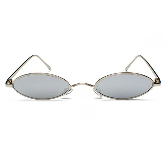 00's Style Skinny Oval Sunglasses