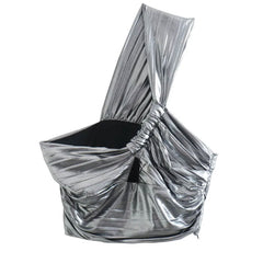 High Fashion Silver Top