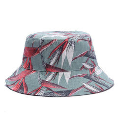 Contrast print fisherman bucket hat