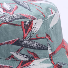 Contrast print fisherman bucket hat