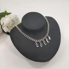 Pendant letter decor necklace