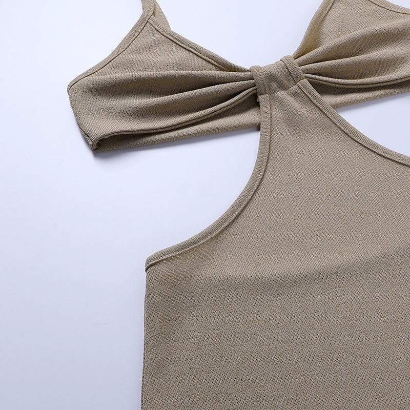 Maxikleid mit ausgehöhltem Camisole