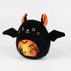 Black Vampire Bat Goth Spooky Squish Plush Toy