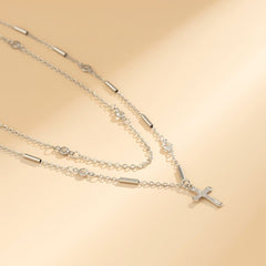 Cross pendant 2 pcs waist chain